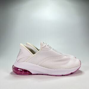 Fabletics White Purple Performance Slip-On Athletic Sneakers Womens Size 8.5